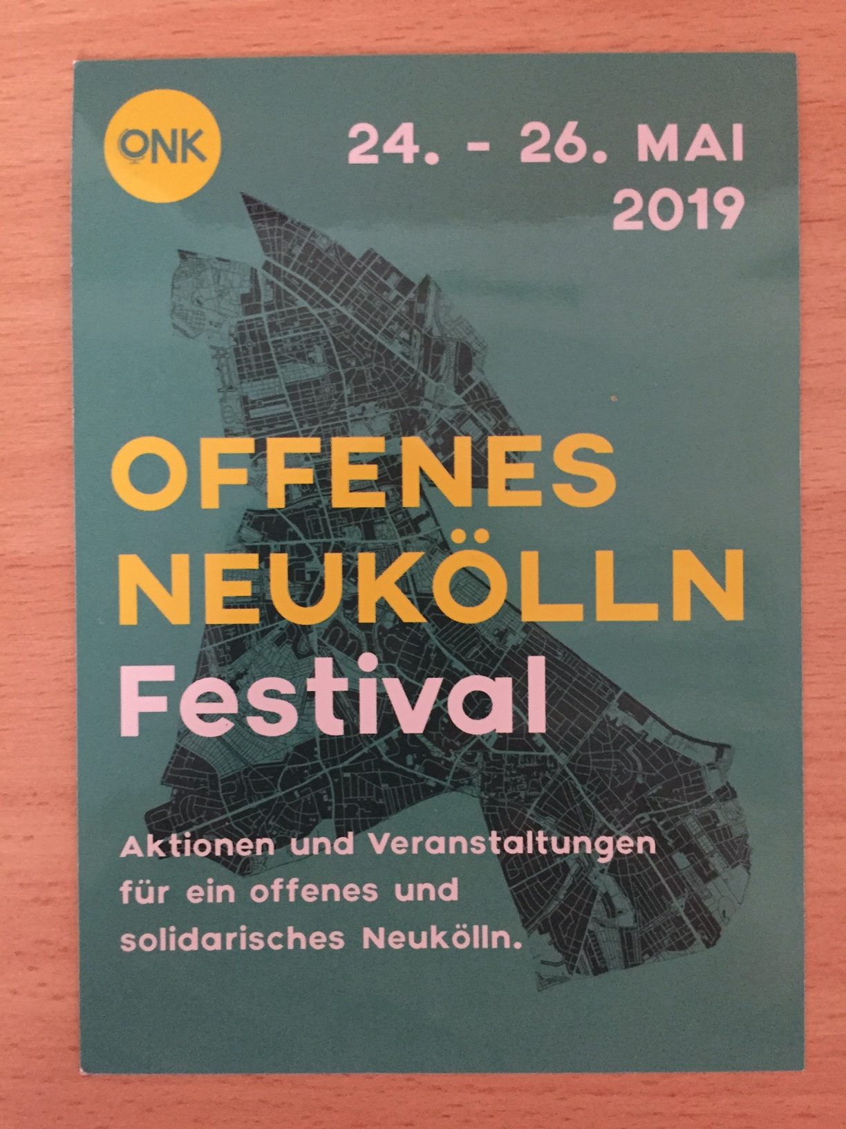 Plakat ONK Festival 2019